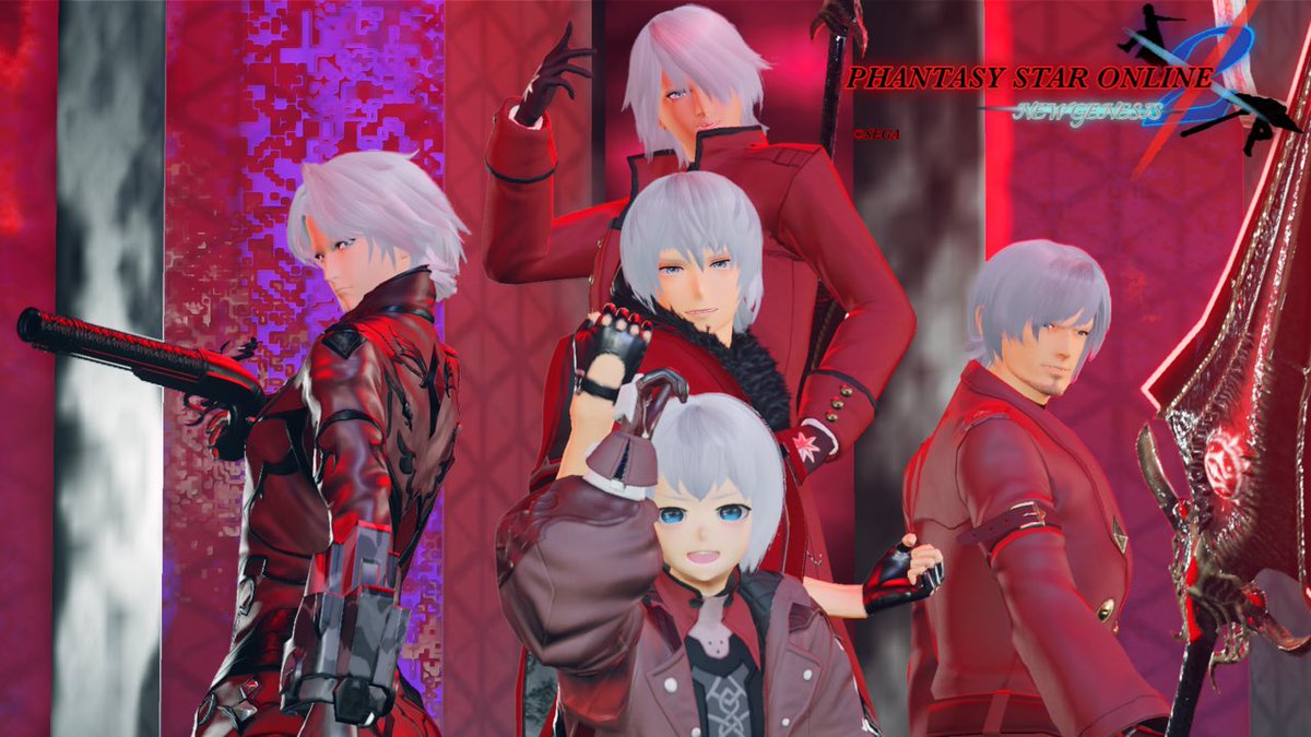 #PSO2NGS_SS #メンテの日じゃないけどssを貼る #DMCSS 
『N-リアルタイムスタイルチェンジ』