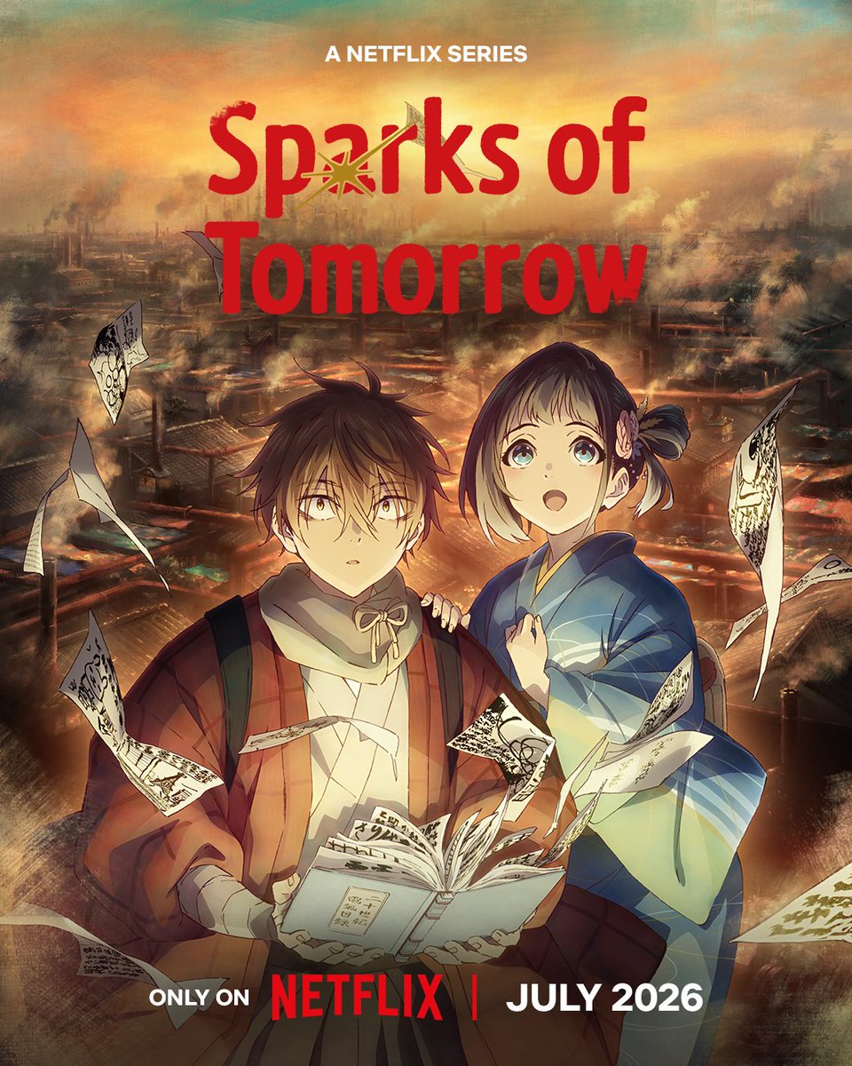„Sparks of Tomorrow” – nowy plakat

Serial anime wyprodukowany przez Kyoto Animation zadebiutuje na platformie Netflix w lipcu.