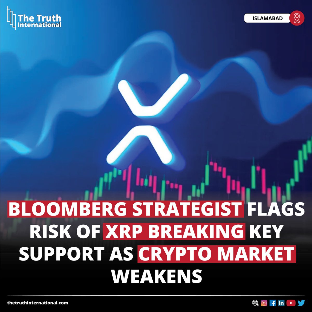 Bloomberg Strategist Flags Risk of XRP Breaking Key Support as Crypto  Market Weakens For More Details: https://t.co/W9uct9wlLj #Bloomberg  #Strategist #Flags #Risk #XRP #Breaking #Key #Support #CryptoMarket  #Weakens #cryptocurrency #NEWS #TTI