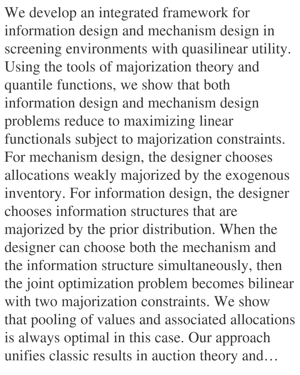 Theoretical Economics Papers tweet media