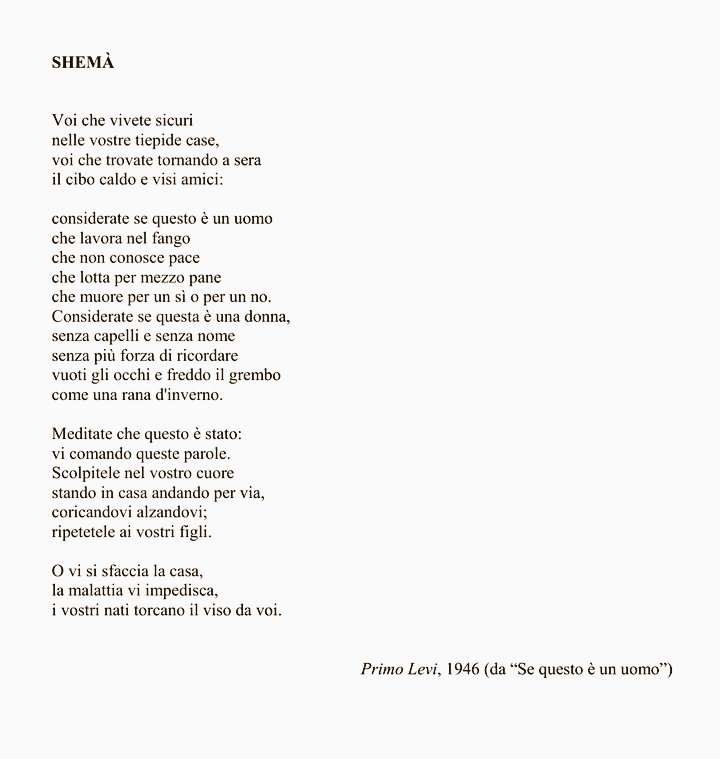 Ascolta 
Adam dove sei?