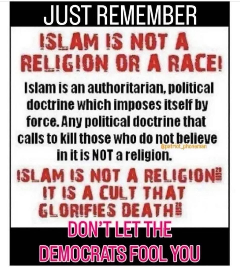 Runeglyph's tweet photo. @BoDiddleyMuddy @truth_teller58 #Muhammad is Also a #Pedophile who #Forcefully #Married a #6YearOld & #Raped her when she turned #9YearsOld!
Their #Religion which actually fits the #Definition of a #Cult written in #Quran & #Repeat by ALL of the #Muslim #Leaders in their #Communities to also #Molest #Children! https://t.co/H1e2bue8aj