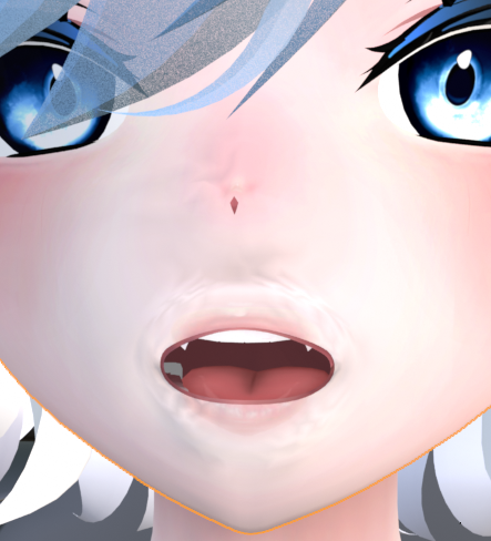 WindysonVR's tweet photo. How do I get rid of this awkward shading in Blender? Using Sio but this is relevant on most BOOTH models I see. https://t.co/Lz8LbJeUaw