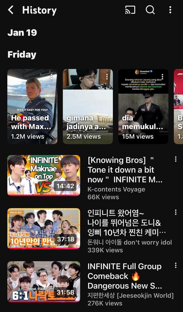 I'm not a fans so I thought he left the group. But he is still in Infinite and even dropped a lot of individual projects cause he wanted to prioritize his group. Their contents are also very fun to watch! Been watching them to have a little laugh 😂