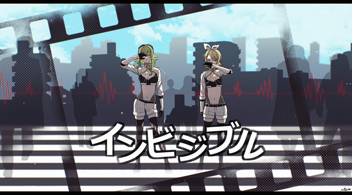 #100曲ボカロ絵チャレンジ 
90 インビジブル / kemu