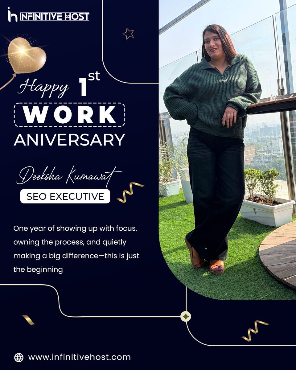 Strategy ✔️
Execution ✔️
Consistency ✔️
Results ✔️

1 year in.
Impact delivered.
Momentum just getting started. 🚀
.
#WorkAnniversary #CareerMilestone #CareerGrowth #ProfessionalJourney #WorkLife #MilestoneMoment #Teamwork #SuccessJourney #Workiversary #AnotherYearStronger