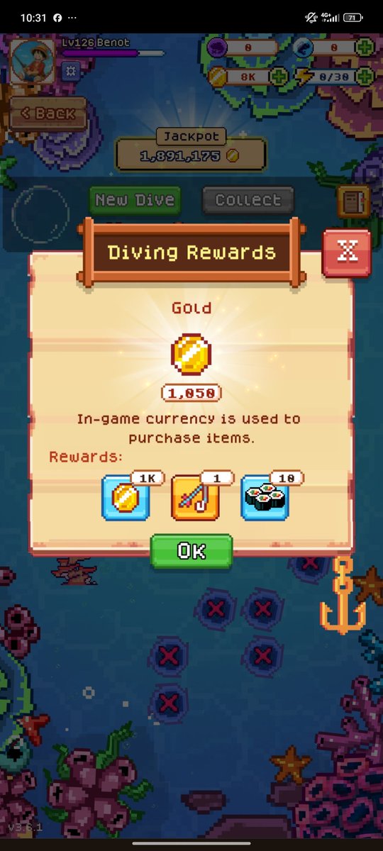 GMs, today I got 10 sushi and an epic rod, but not an NFT from diving. I also got 200 xFISH. 

How did you guys do today?

<a href="/FishingFrenzyCo/">Fishing Frenzy</a> <a href="/xderek/">Derek 🗺️</a> <a href="/Ronin_Network/">Ronin</a>