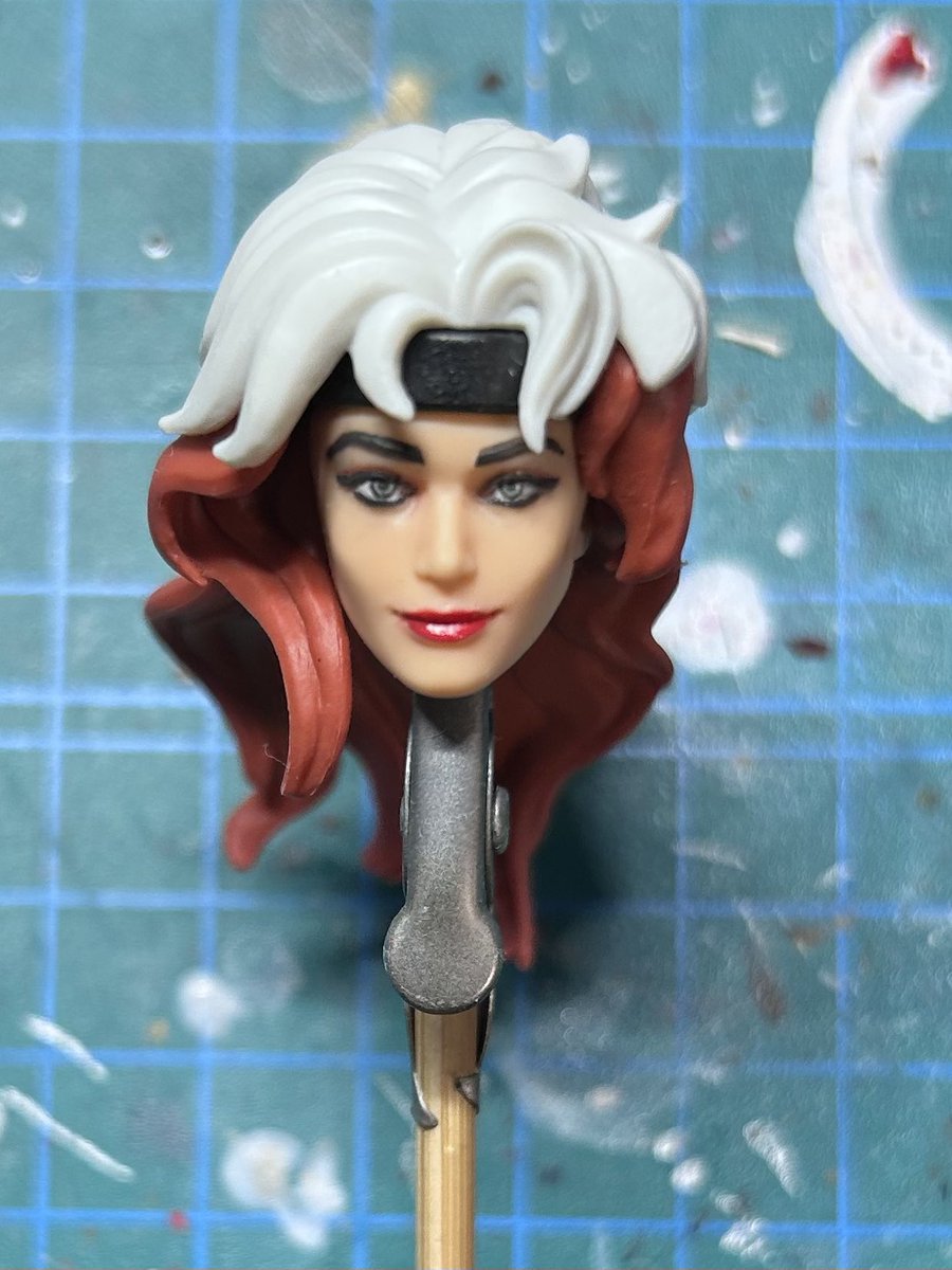 マーベルレジェンド x-men97版ローグ ヘッドリペイント 出来る限り97版