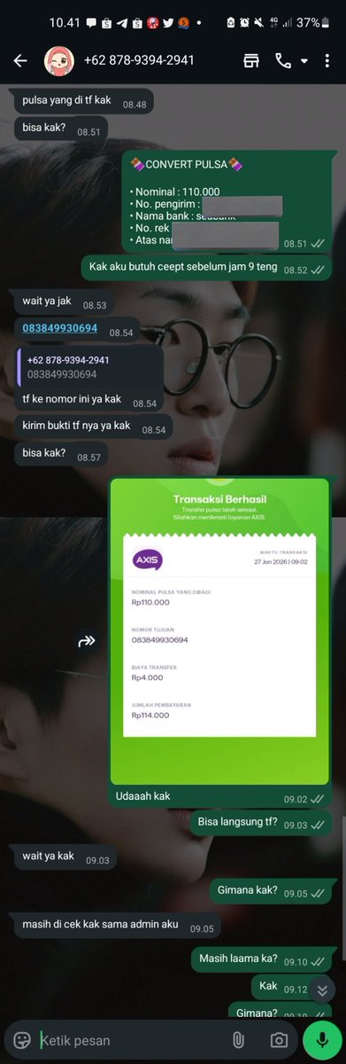 aluneve's tweet photo. Transfer duit aku! Sebelum aku doain kamu yg enak ka

#zonauang #zonajajan #penipu #tukangtipu #zonaba https://t.co/FqppI4WbS7