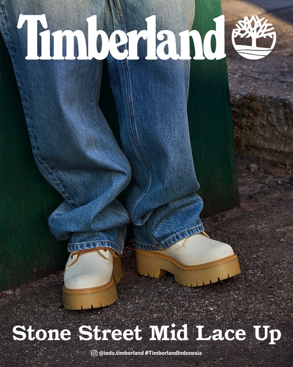 PlazaSenayan's tweet image. Stone Street Mid Lace Up Waterproof Boot.

Premium leather, waterproof build, and all-day comfort—made to move with confidence.

Get it now at Timberland Plaza Senayan, Level 2.
#WhatsOnPlazaSenayan #PlazaSenayan #Timberland