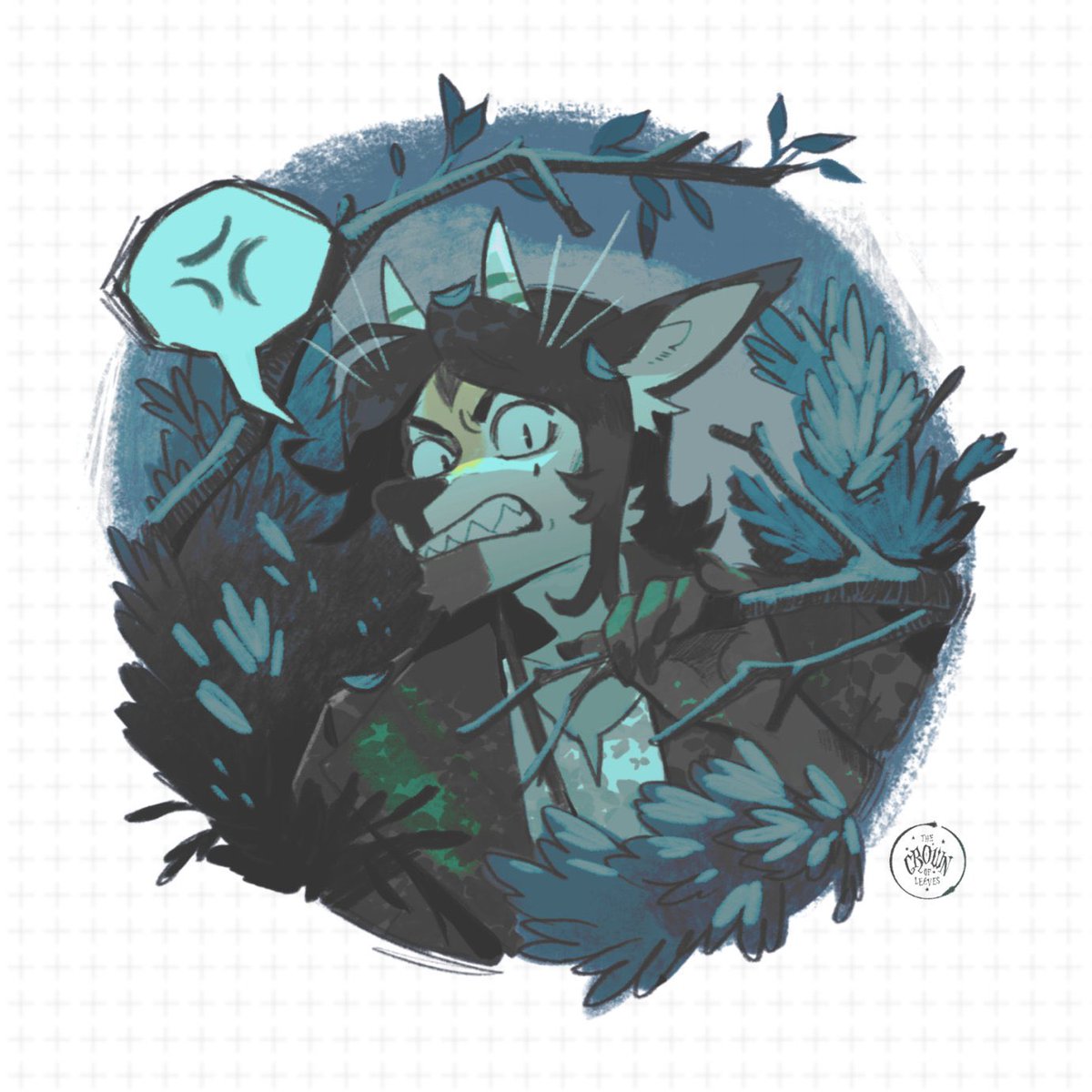 “Ugh, damn thorns-!”