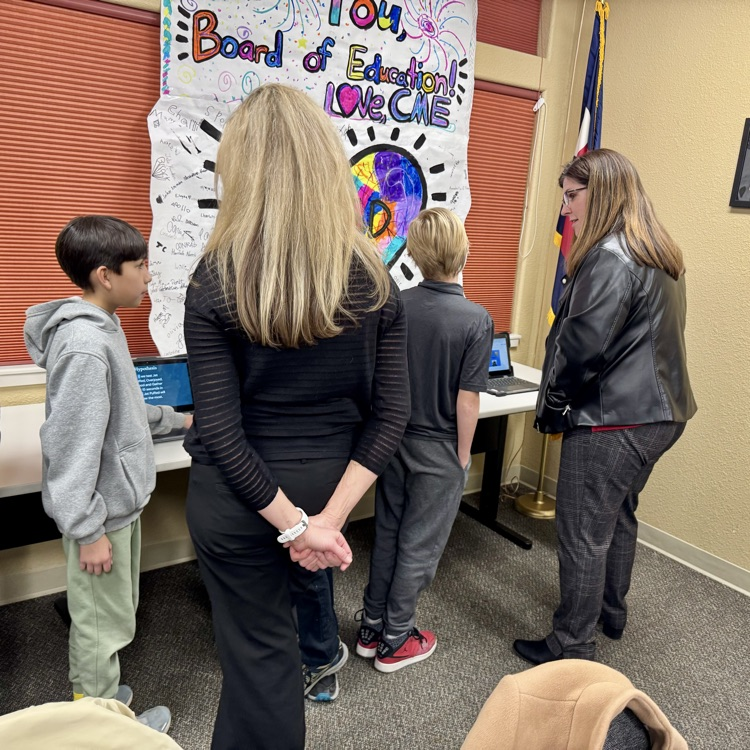 cmsd12's tweet image. GCE students from Ms. Markus 6th grade class shared their team research projects and findings using the scientific method at tonight’s BOE Student Spotlight.