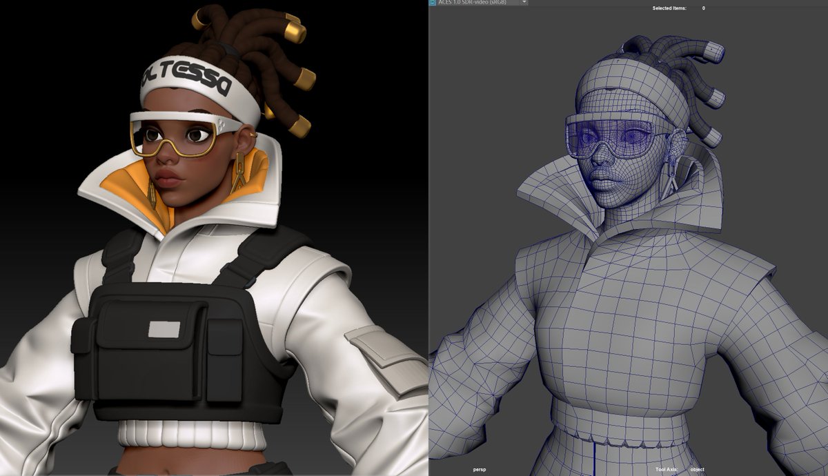 Low-poly topology takes forever. Moments like this really make you ask why AI still can’t replace artists 😂