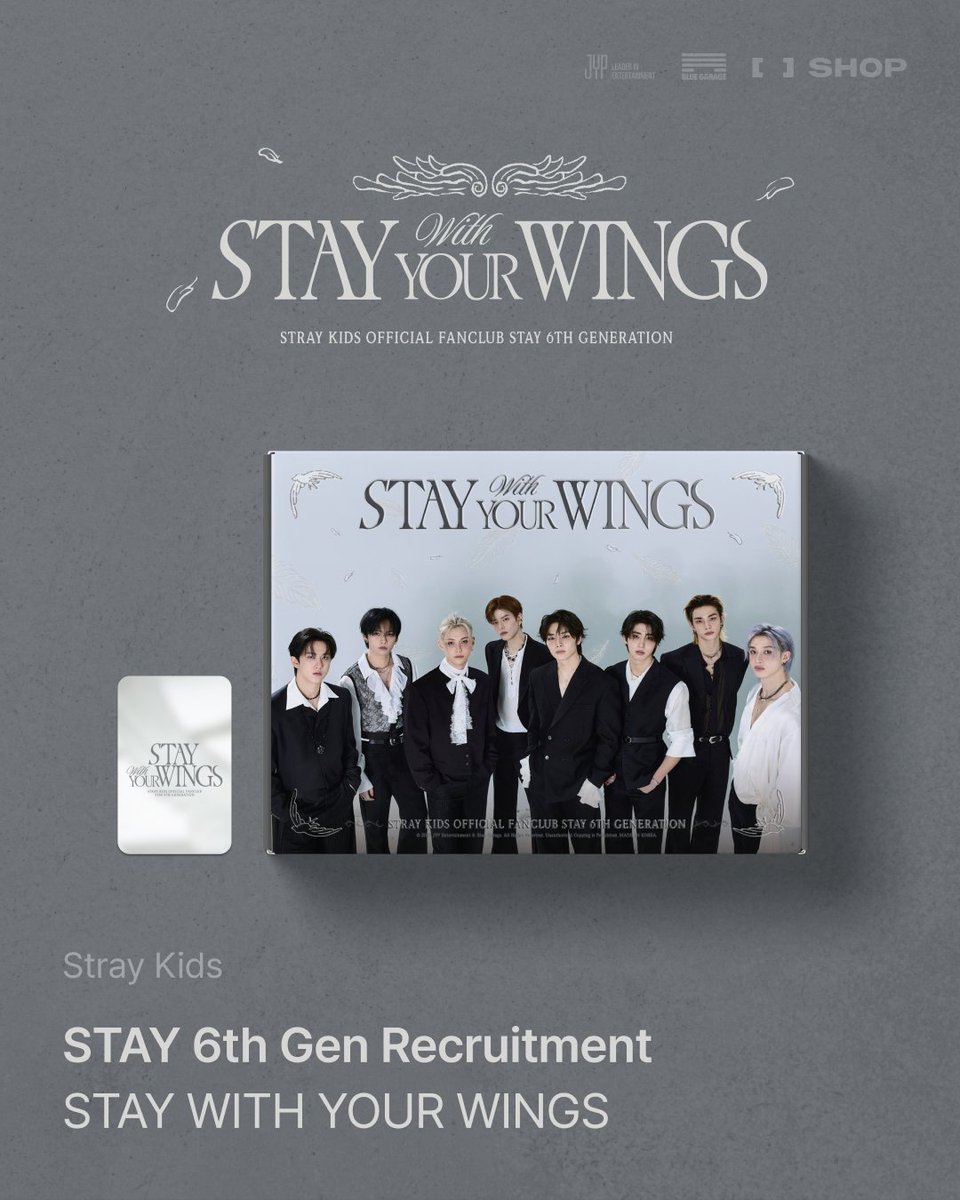 Stray_Kids's tweet image. Stray Kids Official Fanclub
STAY 6th Gen Recruitment 

𝐒𝐓𝐀𝐘 𝐖𝐈𝐓𝐇 𝐘𝐎𝐔𝐑 𝐖𝐈𝐍𝐆𝐒

🪽 bit.ly/4b7Tu5v

- 2026.02.05 11:59PM (KST)

#StrayKids #스트레이키즈
#STAY #STAY6기
#YouMakeStrayKidsStay