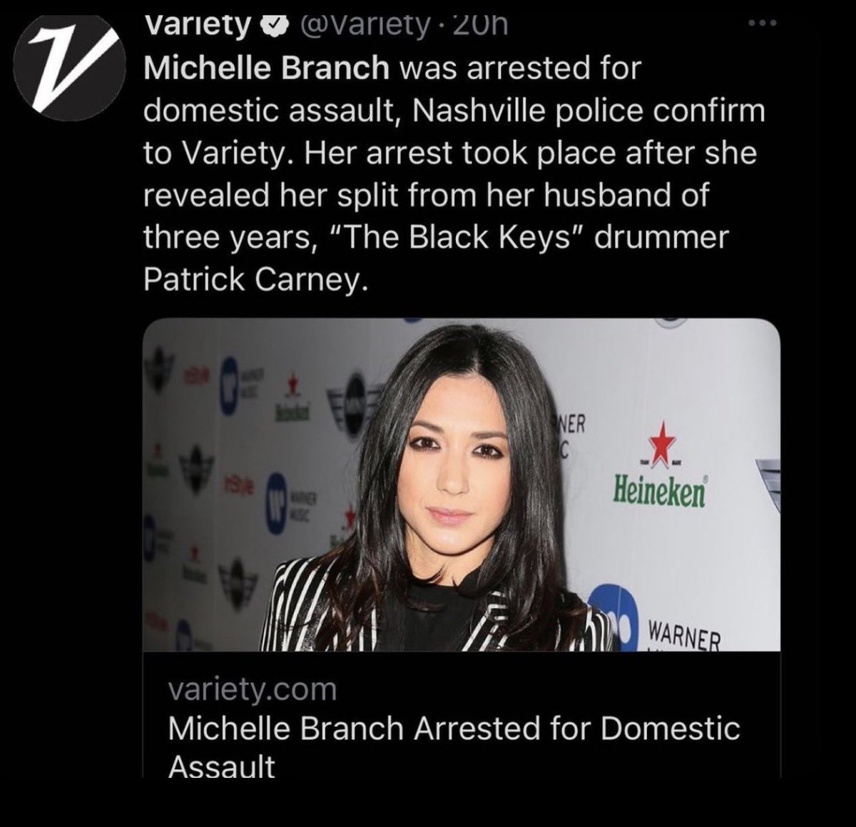 tyexplainsitall's tweet photo. I’ve had Michelle Branch in steady rotation daily since this occurred. I’m paying back her bail tenfold in royalties. A queen. https://t.co/3iNMLb8ZhV