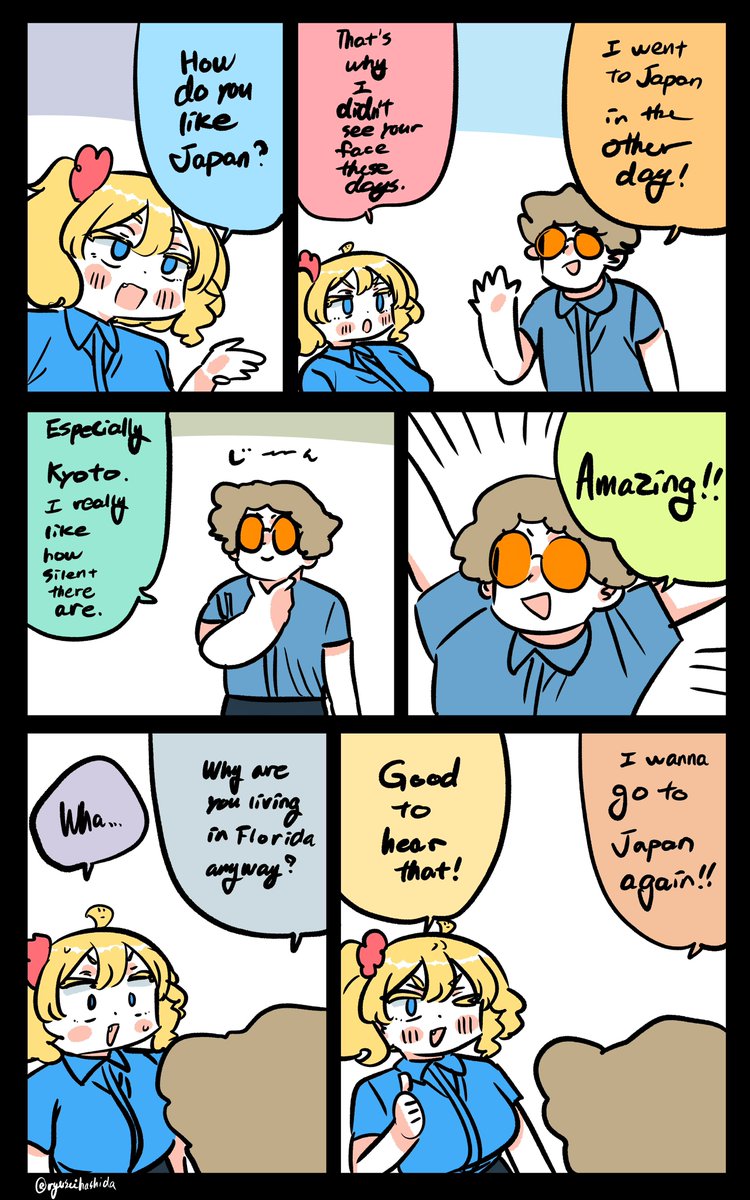 意表をつかれるフロリダちゃん日記です。

"Surprised" Florida diary. 