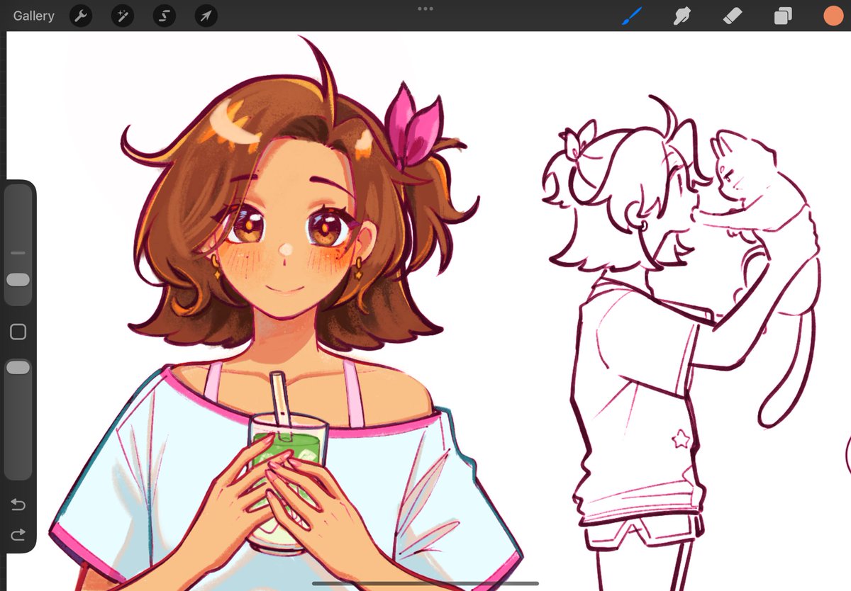 I’ve been loving playing with color lately.✨💖
#sona #digitalart