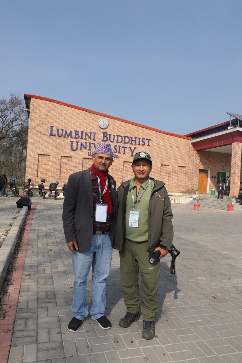 It was an absolute honor and pleasure to meet the renowned conservationist and ornithologist Dr. Hem Sagar Baral at the 3rd Nepal Bird Fair 2026, held at Lumbini Buddhist University!

His lifelong dedication to bird conservation and Nepal's biodiversity continues to inspire usall