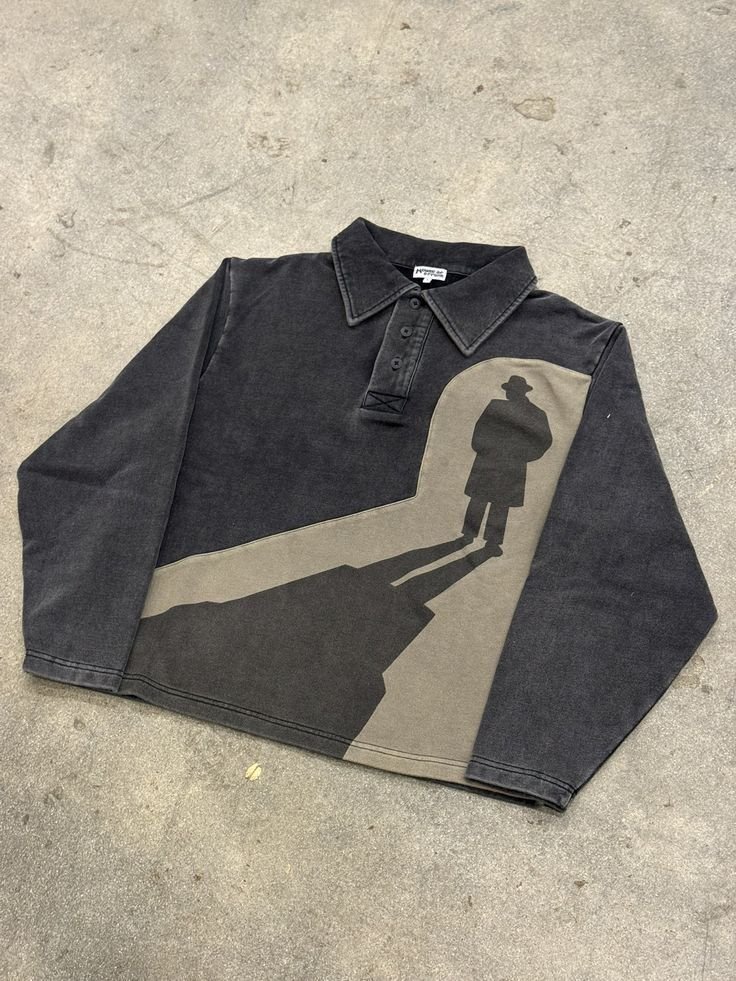 House of Errors Film Noir Faded Rugby shirt