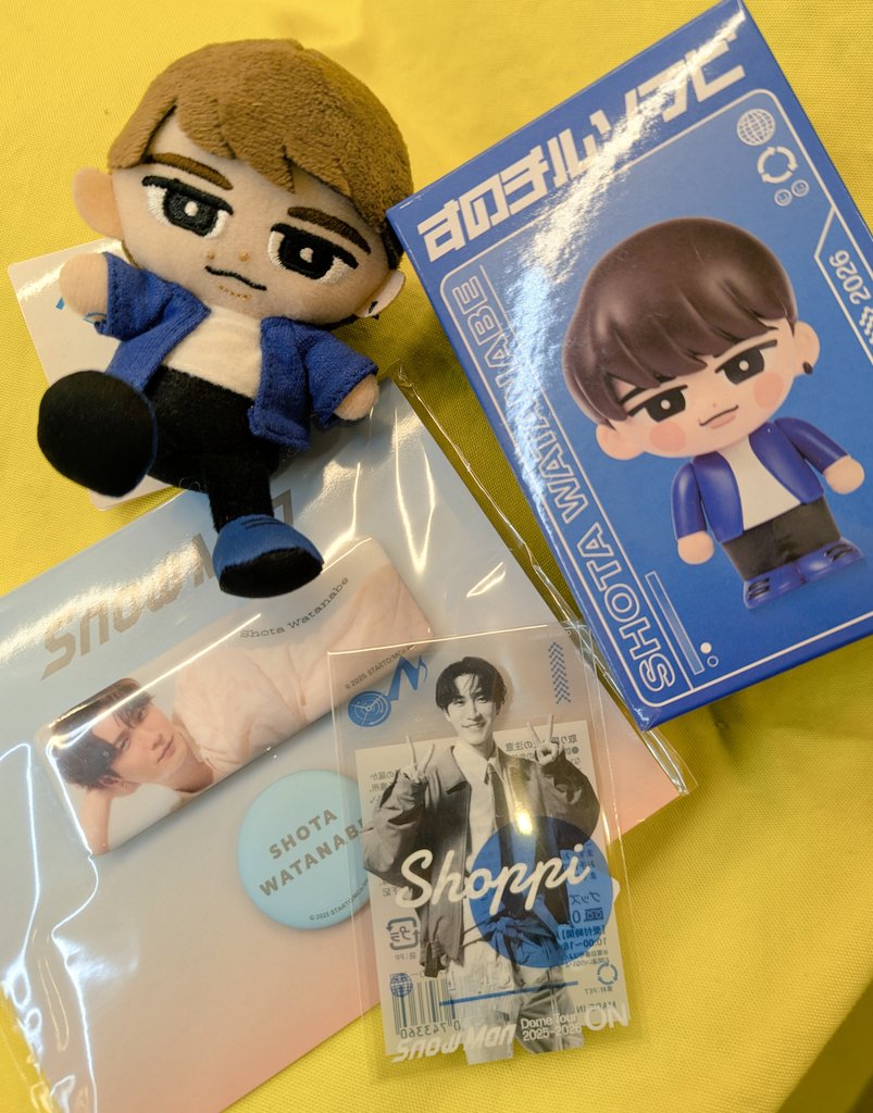 💖新入荷情報💖 SnowMan 渡辺翔太くん 関連グッズが まとめて入荷しま