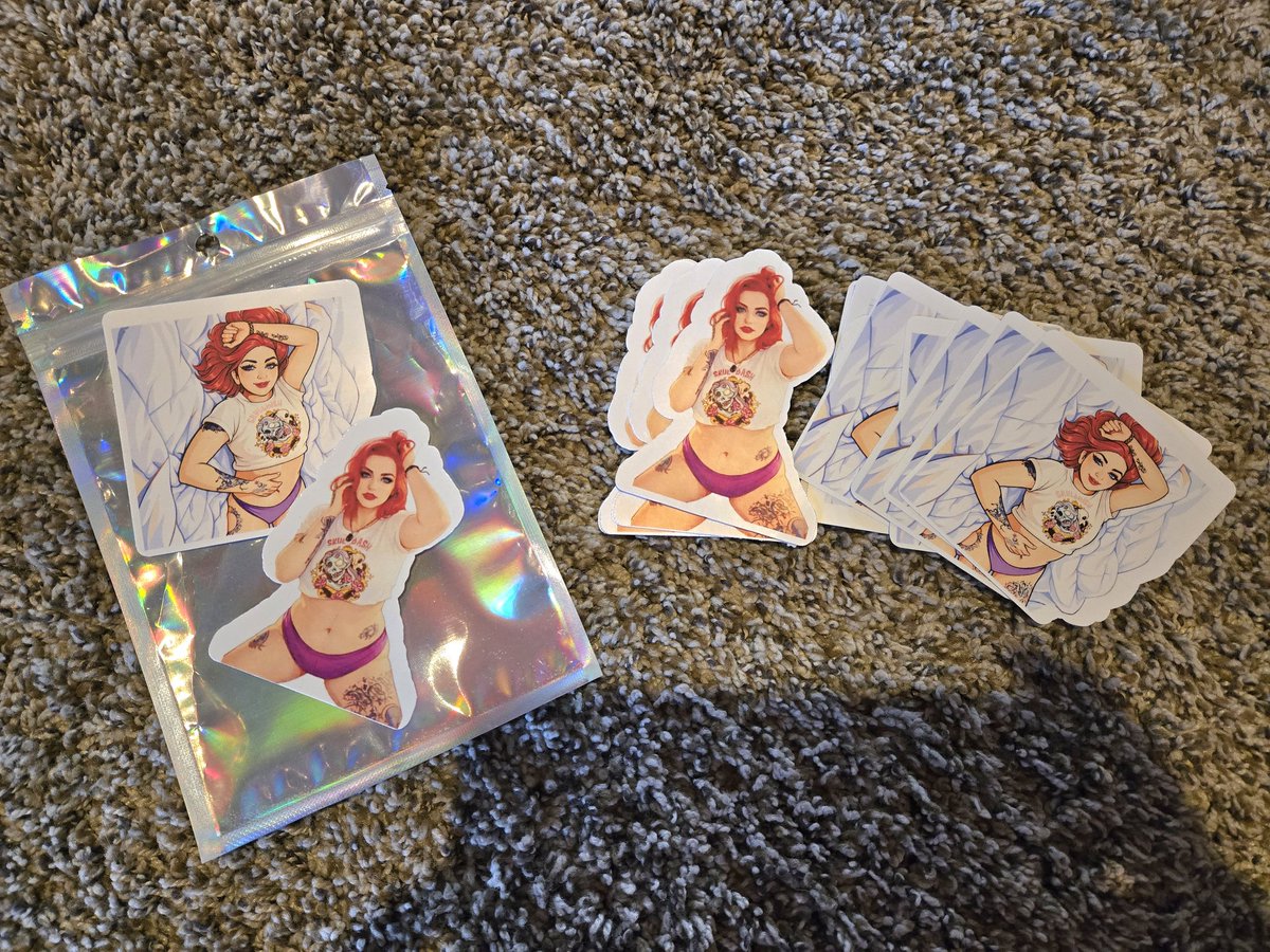 AlphaSpitFire19's tweet photo. A big thank you goes out to SkullBash Clothing and Jon Lybeck for these super amazing stickers! I love them, and doing the promotional photoshoot was super fun too. I'm one of the brand ambassadors for SkullBash Clothing, thank you Steve Walsh for everything. You rock! 🤘🏻🤘🏻 https://t.co/Bs5O1Be67T