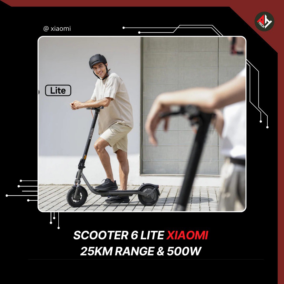 Xiaomi Electric Scooter 6 Lite rasmi

• Kelajuan maks 25 km/h | Jangkauan 25 km
• Berat 18.1 kg | Sokong hingga 100 kg
• Paparan LCD + sambungan Xiaomi Home App
• Rekaan foldable untuk simpan &amp; bawa mudah
Harga rasmi belum diumumkan.
#Xiaomi #Paanhanztech