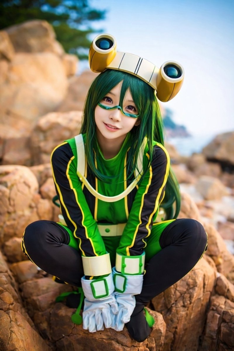 ヒロアカ #コスプレ #蛙吹梅雨