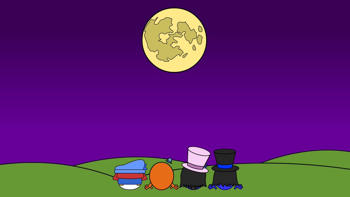 KyansWorld's tweet photo. KyansWorldCartoon sees a full moon. https://t.co/7GCI3MJFtT