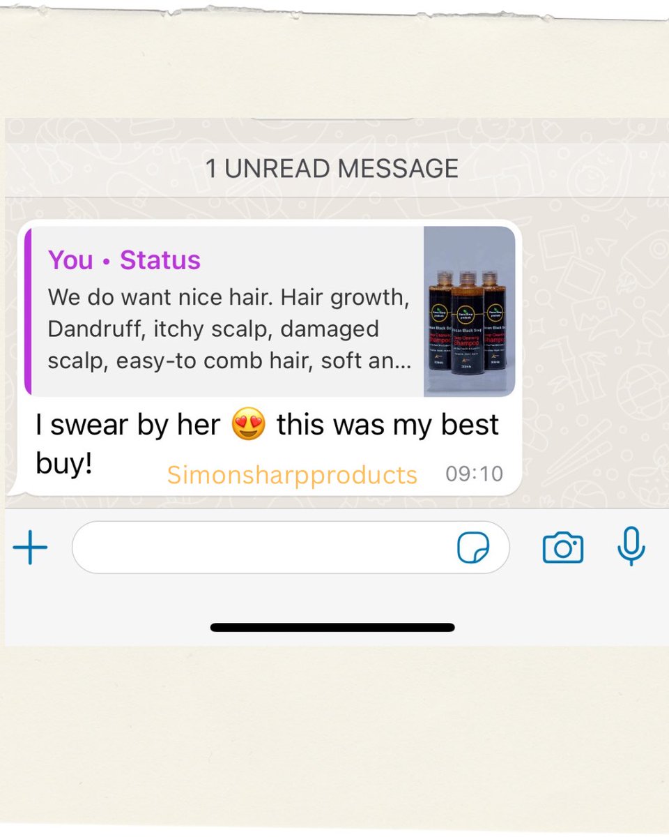 simonsharppdts's tweet photo. Nice hair is the goal — and this delivers 💯
Hair growth ✔️
No dandruff ✔️
Soft, easy-to-comb hair ✔️
This one is a must-have! 😍

Talk to us 256778111111

https://t.co/9bxQj2Zqhn

#HairGrowth #ScalpCare #SimonSharpProducts https://t.co/50zeXk3G6P