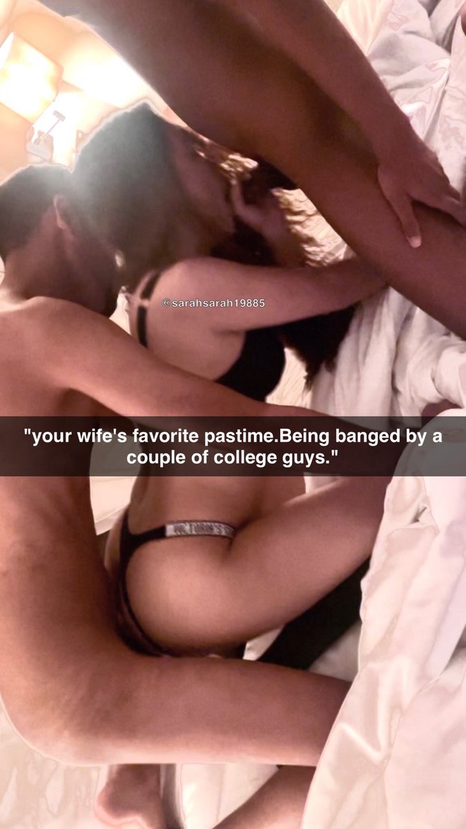 sarahsarah19885's tweet photo. "your wife's favorite pastime.Being fuck by a couple of high school guys." https://t.co/RkfO55Ckey