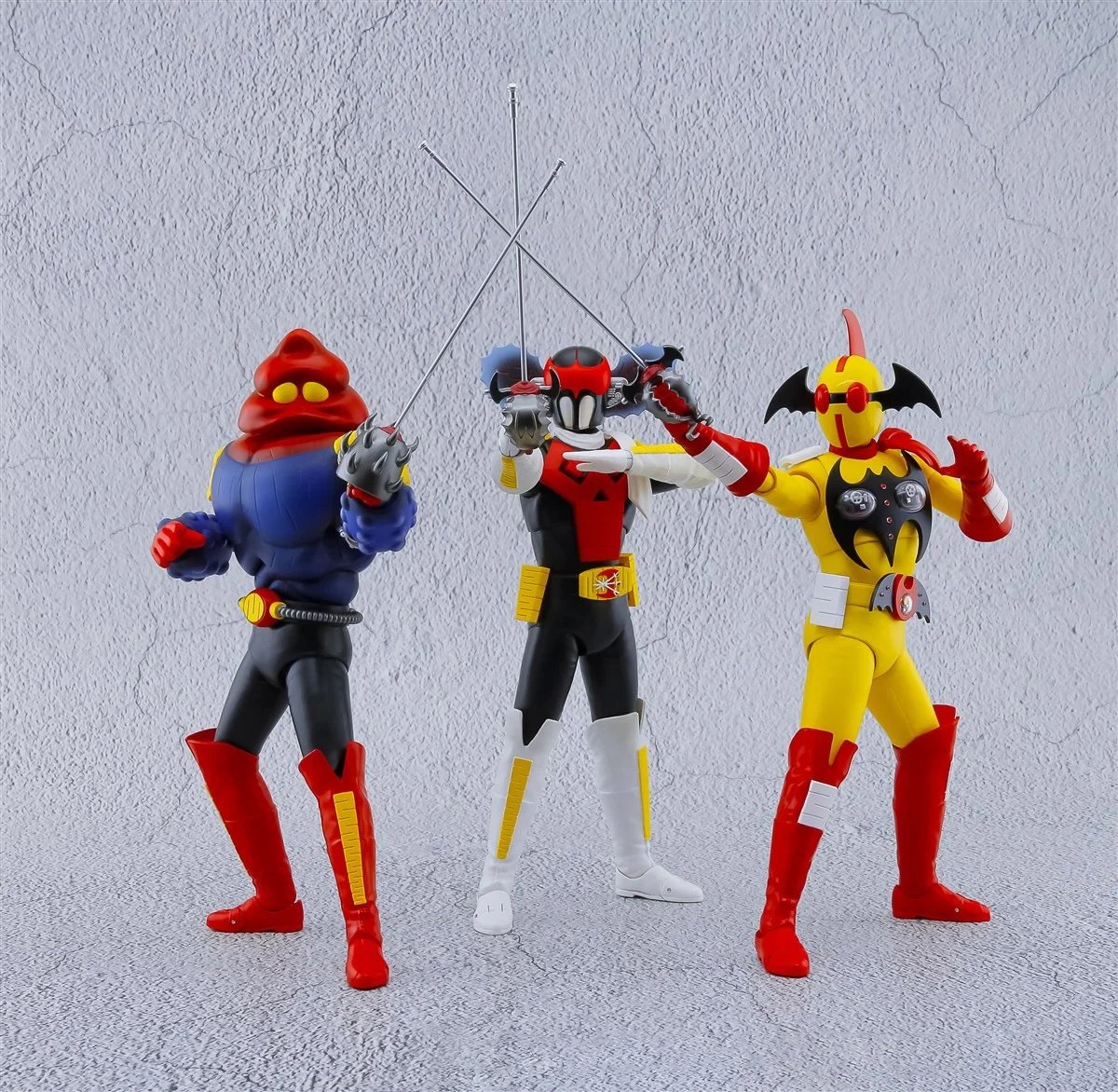 アクマイザー3 セット　シルバー合金　超合金　Z合金　ザビタン　イビル　ガブラ