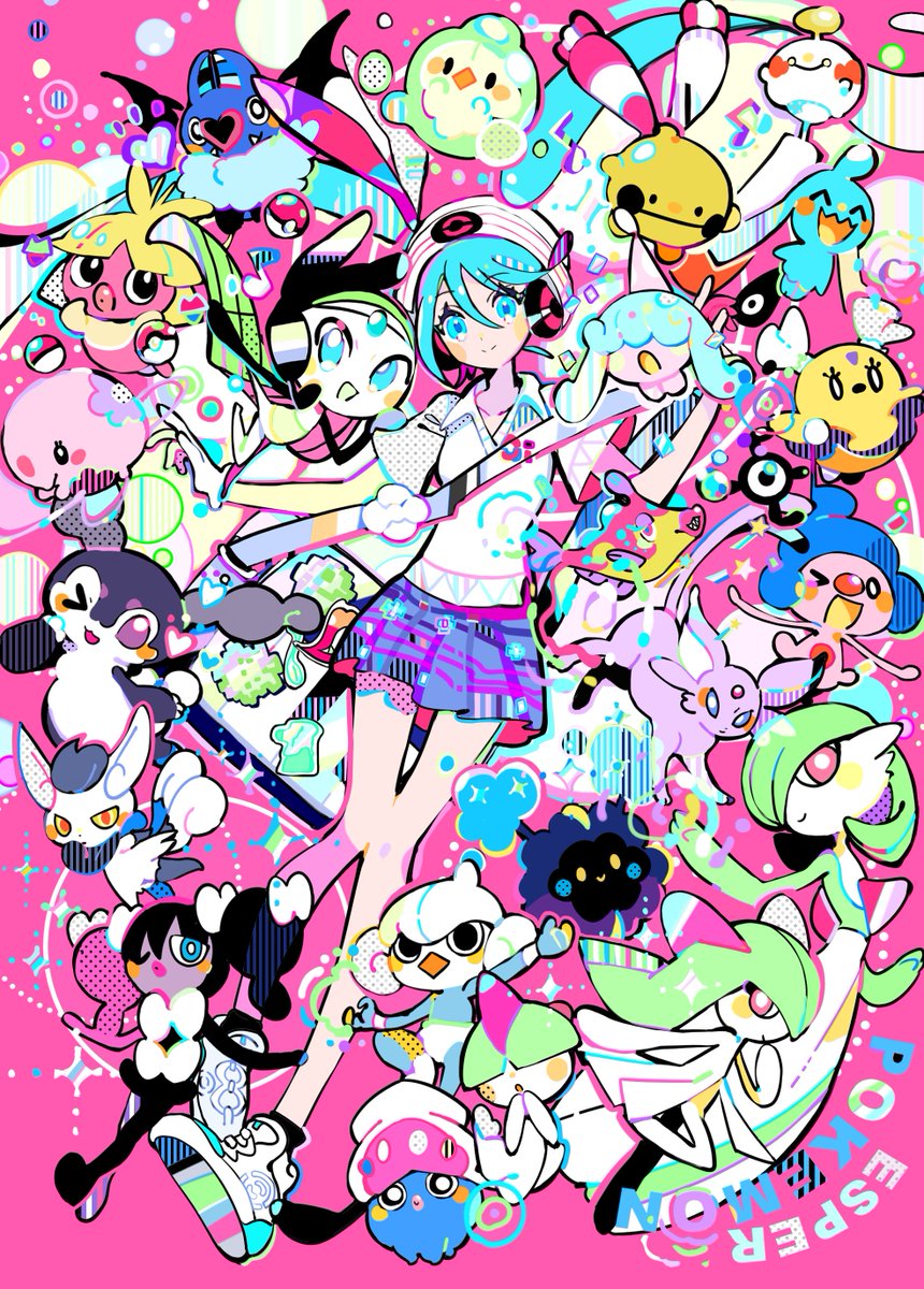 「🎧エスパータイプ💫」
#Pokemon　#初音ミク
