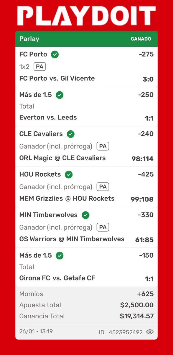 picks_koalateam's tweet photo. $2500 entre los RT Y ❤️ 

PARLAY +625 🏀⚽️✅✅ 

$19,300 a la bolsa con tan solo $2500 🤯💥💣 

Segundo día consecutivo haciendo $20,000 , ayer fue con el reto escalera 🪜 de $2500 a $20,000 

“Solo tienes que ser 1% mejor cada día” 

LA KOAAAALANETA 🐨🚍 , 8 am salen🍳 atentos 🔔