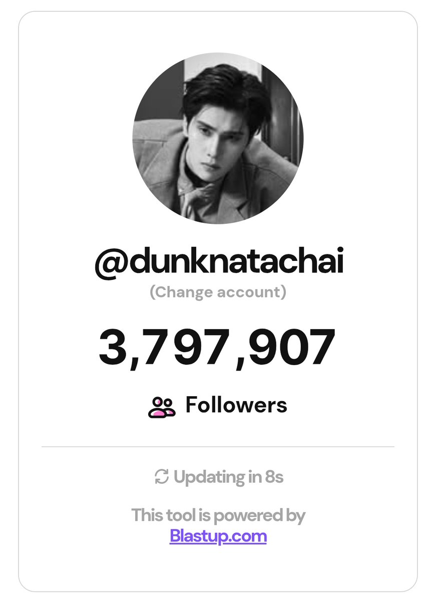 zaynauthentic's tweet photo. (Instagram Follower Growth)
Ig: dunknatachai 

Time gap: 24 hours
Variation: Increase by more than 2.5K followers

#dunknatachai #จุงดัง #JoongDunk https://t.co/jvo40Wqm99