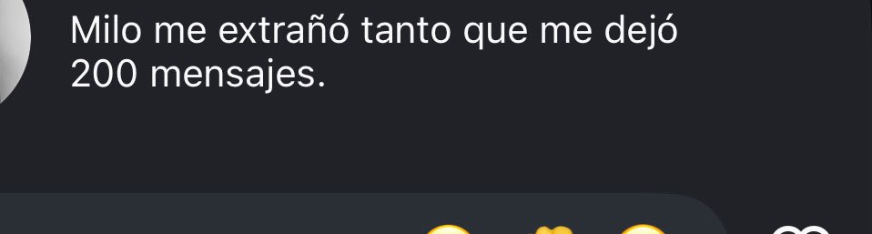 Primer chisme que me hace dejarle tantos mensajes.😆