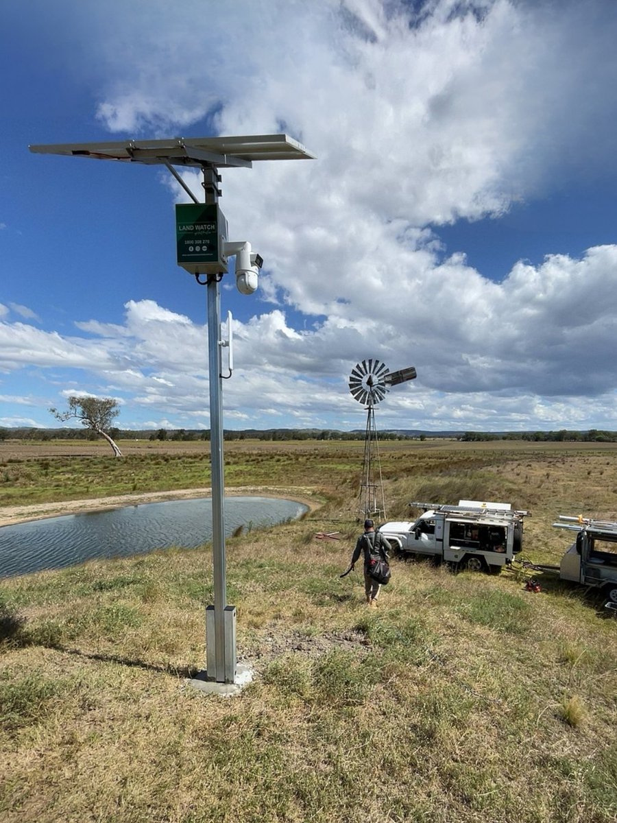 LandWatchAus's tweet photo. Another install complete for our team in Greymare, QLD! 🤩

This Station Manager Pro is monitoring this client's yards, sheds and water points, along with a Land Watch link to keep everything connected. This means the client can check these points 24/7, from anywhere. https://t.co/4KVGyCXSiw