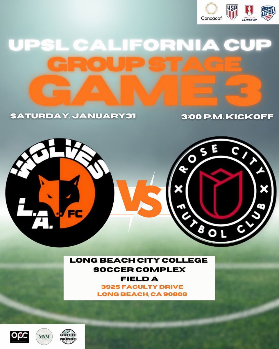 LAWolvesFC's tweet image. Here we go!