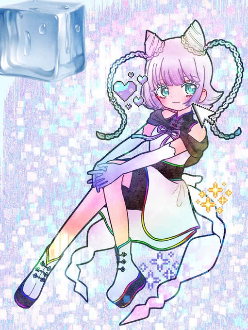 ステッカーにするための絵