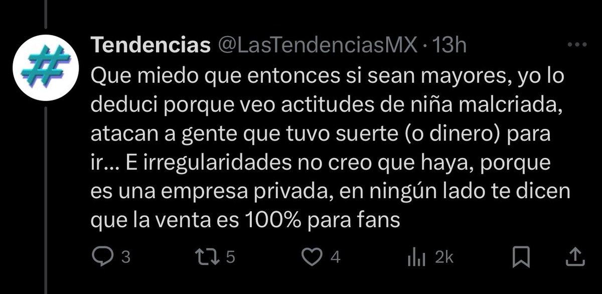 ‼️Denuncien y reporten, parece que últimamente solo sabe ponerse a hablar cosas de los chicos y del random.

Revisen que no le sigan:x.com/lastendenciasm…