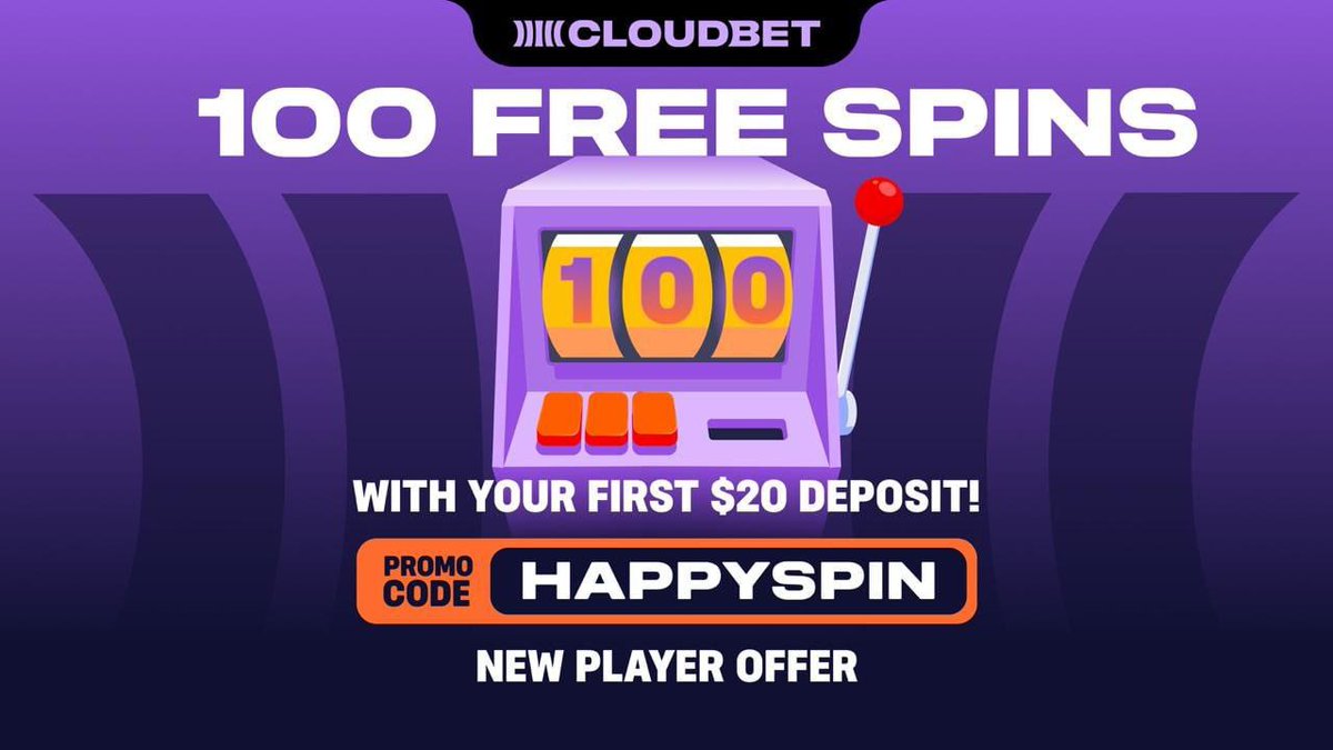 Akiramoto165's tweet photo. By activating HAPPYSPIN code you receive 100 spins, a gentle way to familiarize yourself with Cloudbet before upping your deposit.

https://t.co/y0l1siMdAr https://t.co/kFal2KmlAy