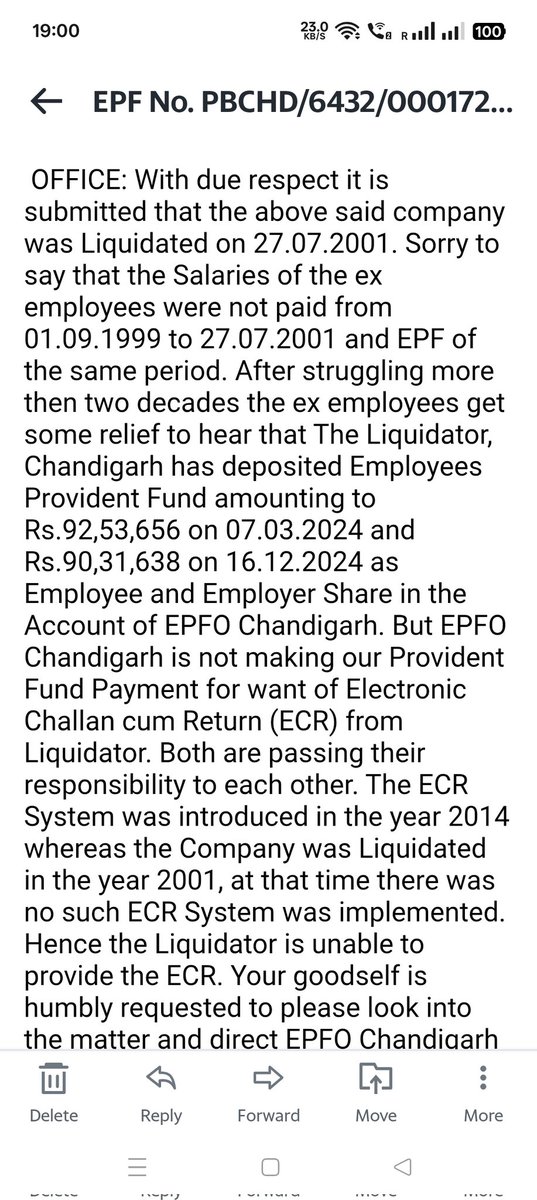 RAMLALSAMRAI's tweet photo. @Cbi headquarters
https://t.co/cgkmjDJnSW

Nobody hears our 23 months  PF AMOUNT 😭 problem which is pending from EPFO CHANDIGARH from 26 YEARS https://t.co/3n5iyJu8tp