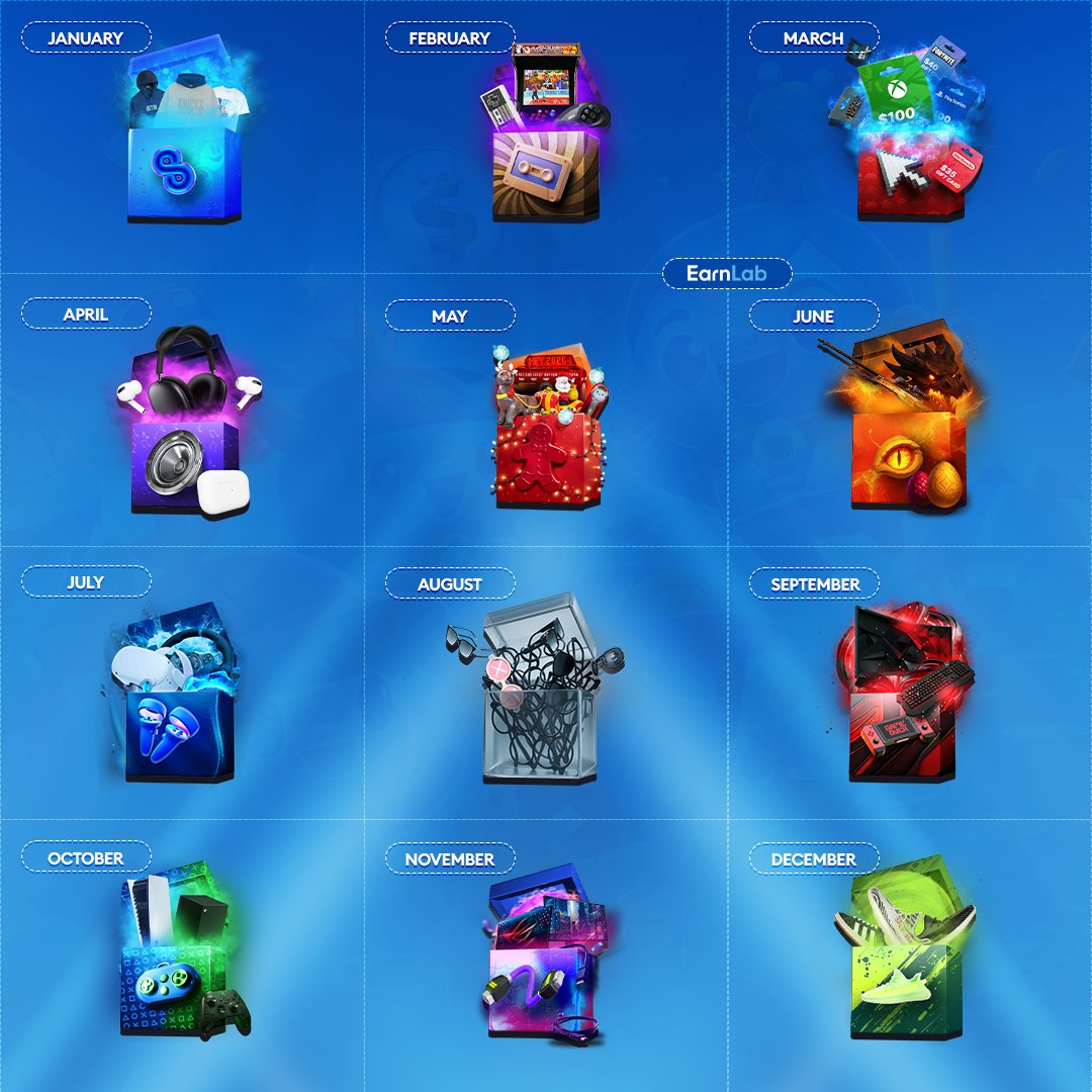 Your birth month = your box! 🎁

🔁 + Drop a comment for a chance to win some balance!