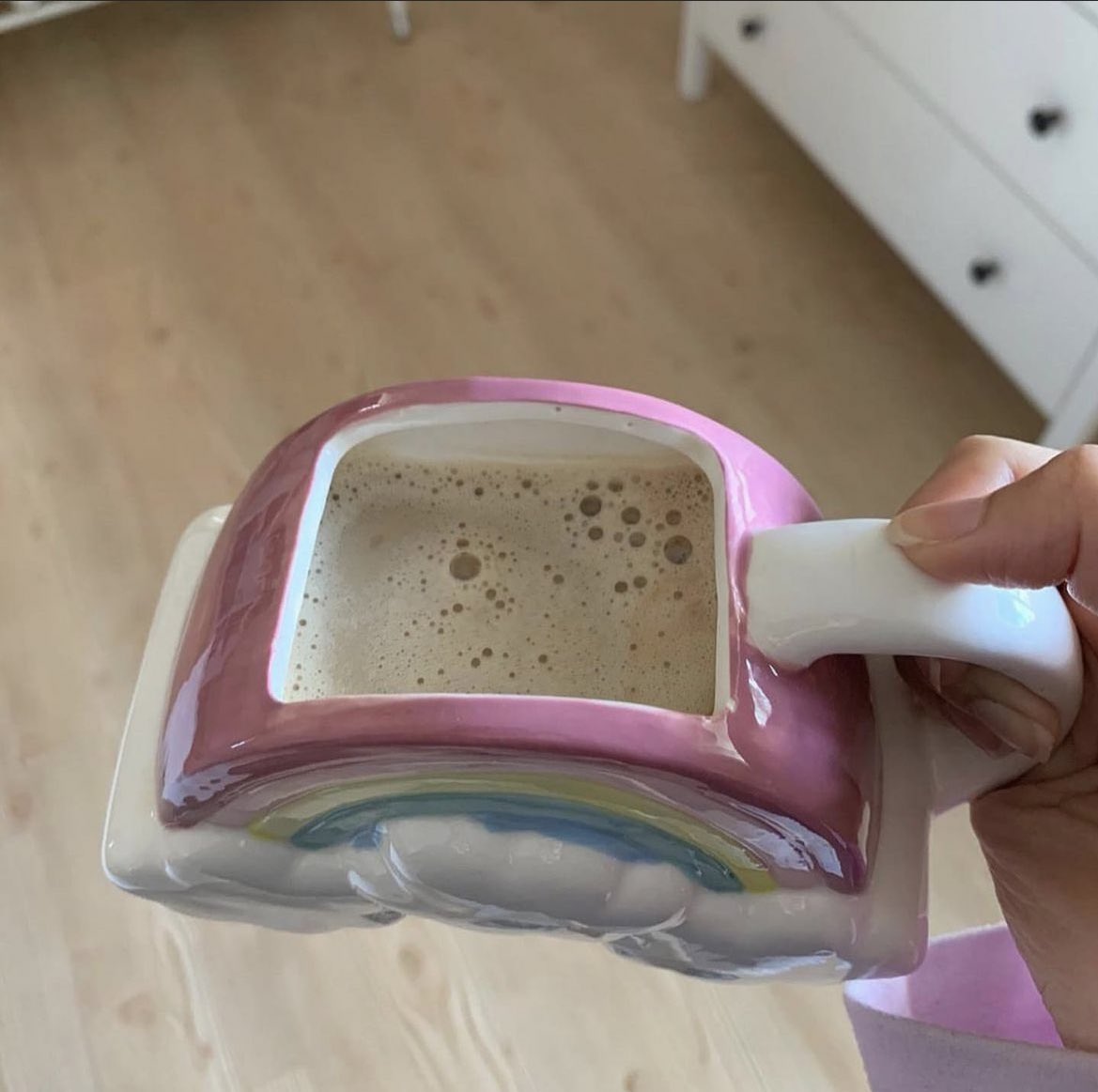 heart_jpg's tweet image. Rainbow mug