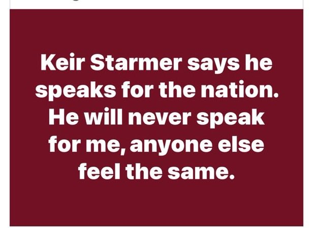 Does he speak for you?
Yes or No?