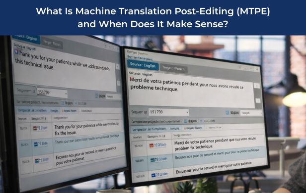 language_bureau's tweet photo. Scaling content with machine translation?
This blog breaks down why post-editing matters, where MTPE works best, and how it helps maintain clarity and control.
Read the full blog on our website.
#MTPE #MachineTranslation #Localization #LanguageTechnology #languageservicesbureau https://t.co/leLzjKAP2w