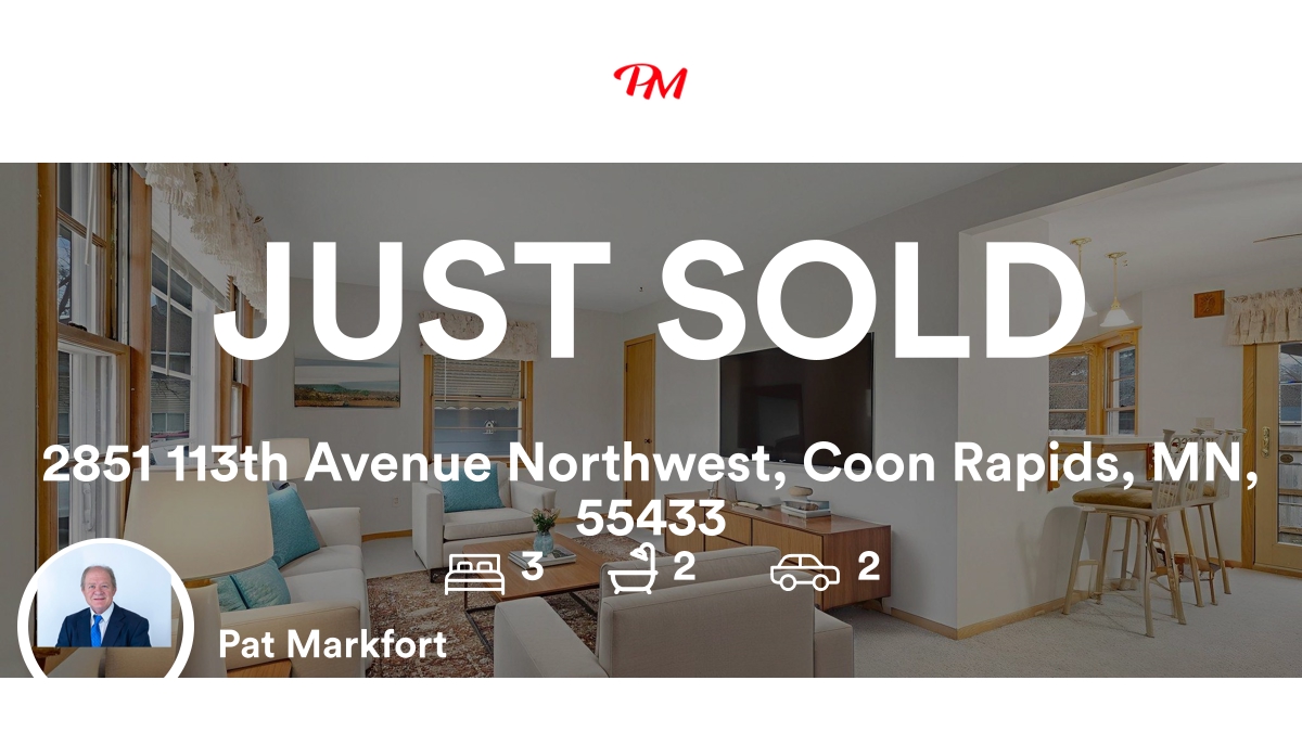 PatMarkfort's tweet photo. Another happy client served
🛌 3 🛀 2 🚘 2
📍 2851 113th Avenue Northwest, Coon Rapids, MN, 55433

https://t.co/axil6RFf5j
.
.
.
.
#realestate #homeselling #homebuying #homesellers #homebuyers #homeseller #homebuyer #homesellingtips #homebuyingtips #realestate... https://t.co/hgeXUqeDro