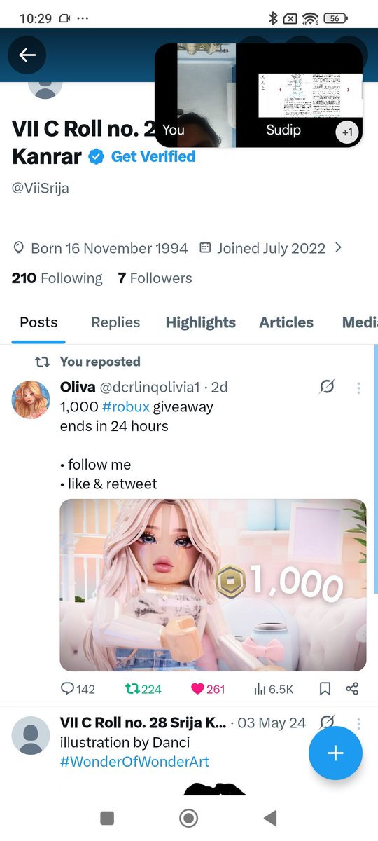 ViiSrija's tweet photo. @dcrlinqolivia1 Done. ID: Delila_Official33 https://t.co/avTIUy0OnN