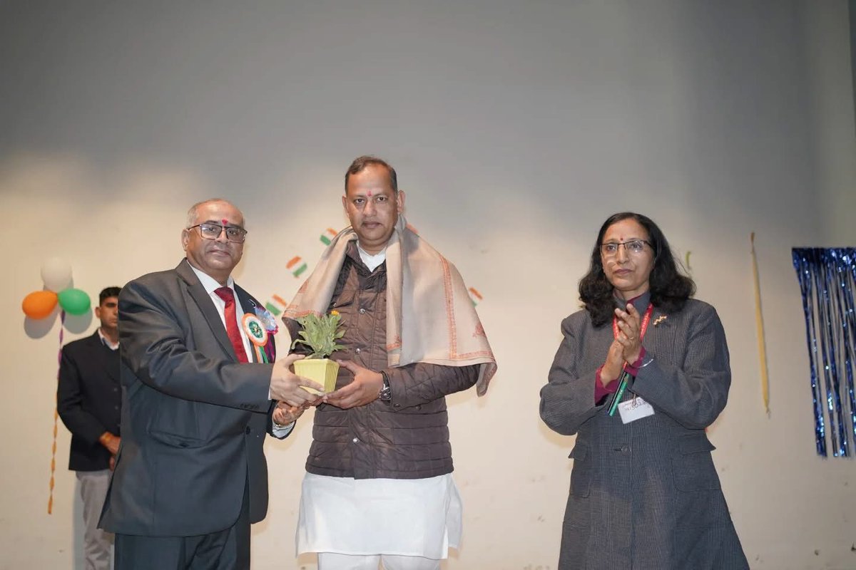 QutabgarhSkv's tweet photo. Annual Day celebrated on 24/01/26 at our school, graced by Chief Guest Mr. Kuldeep Singh, DDE Zone, and Hon’ble Cabinet Minister Shri Ravinder Indraj Singh✨
@Amardeepdabasa @Dir_Education @princypandit https://t.co/IaJXRhQhwu