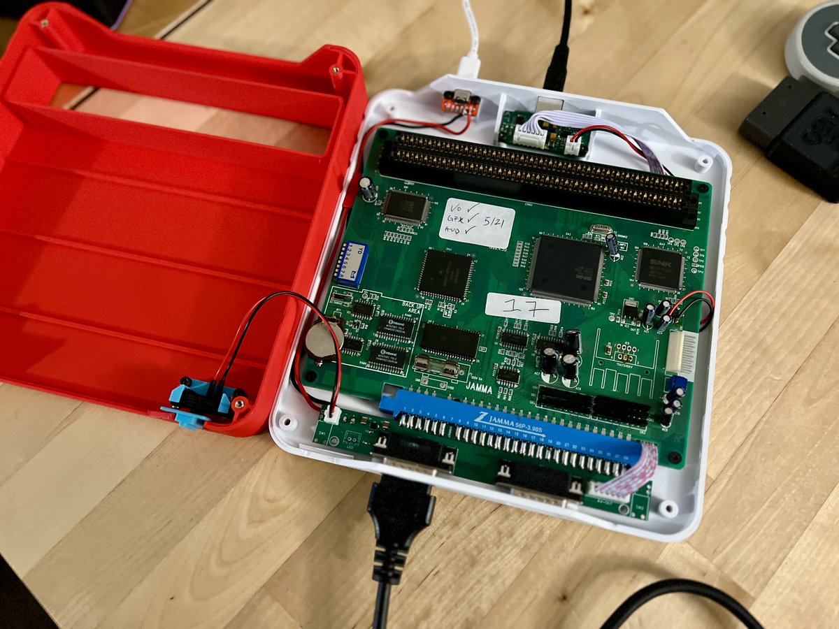 My take on a Neo Geo OMVS console case.