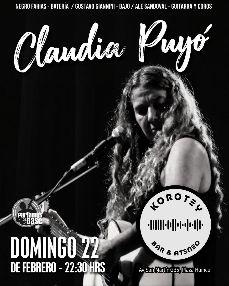 Gira sureña ! Febrero 2026!!!!

14 de febrero living room concert, Neuquén Íntimo y acústico .

18 de febrero Antares Neuquén full 
Banda

20  de febrero Vintage Gral Roca full Banda 
22  de Febrero Kototey  plaza Huincul full Banda